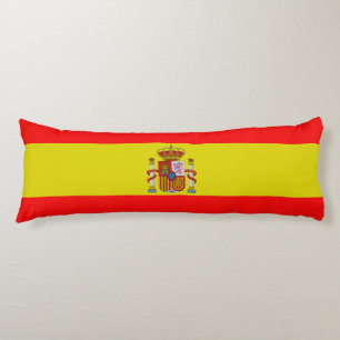 Spanish flag body pillow