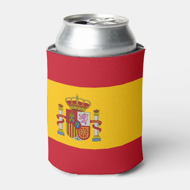 Spanish flag can cooler (Can Front)