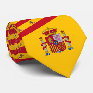 Spanish Flag & Coat of Arms, Flag of Spain Tie