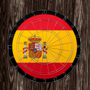 Spanish Flag Dartboard & Spain / game board