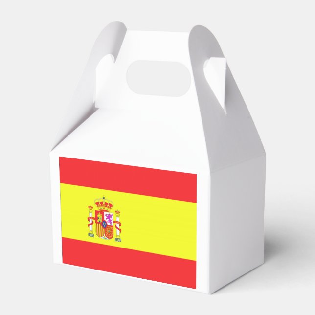 Spanish Flag Favor Box (Back Side)