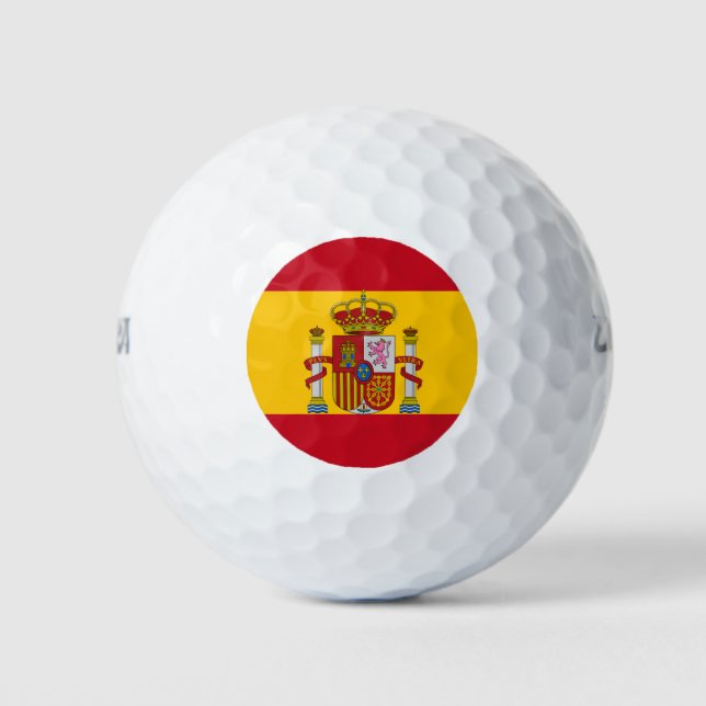 Spanish flag golf balls (Front)