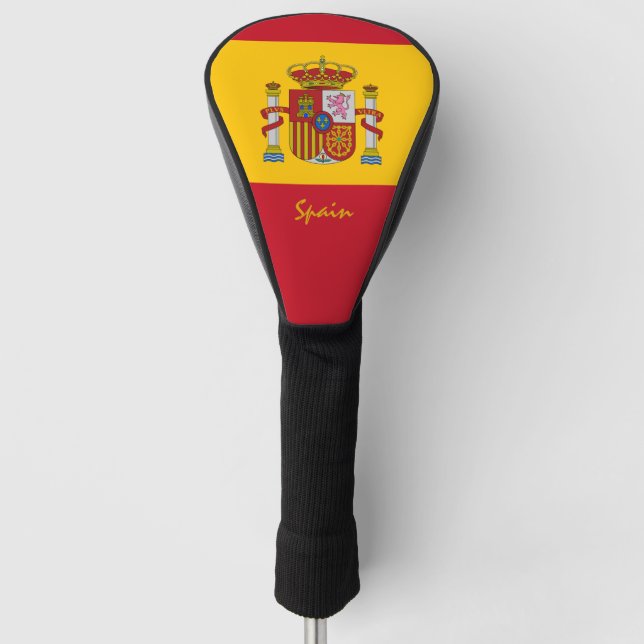 Spanish Flag & Golf Spain sports Covers /clubs (Front)