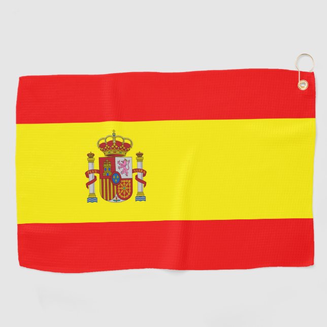 Spanish flag golf towel (Horizontal)