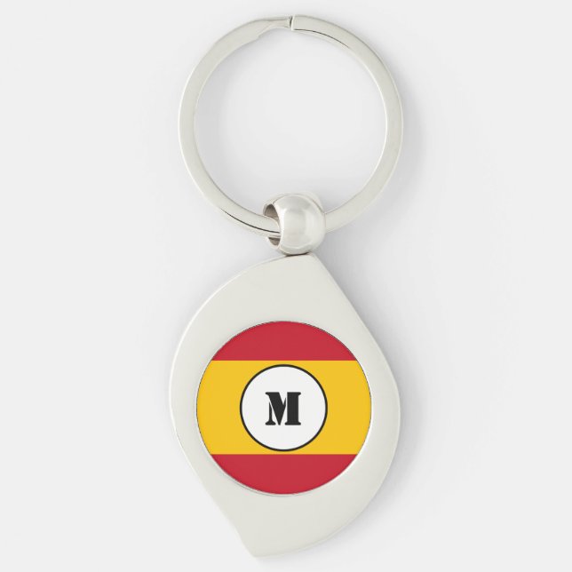 Spanish flag Keychain (Front)