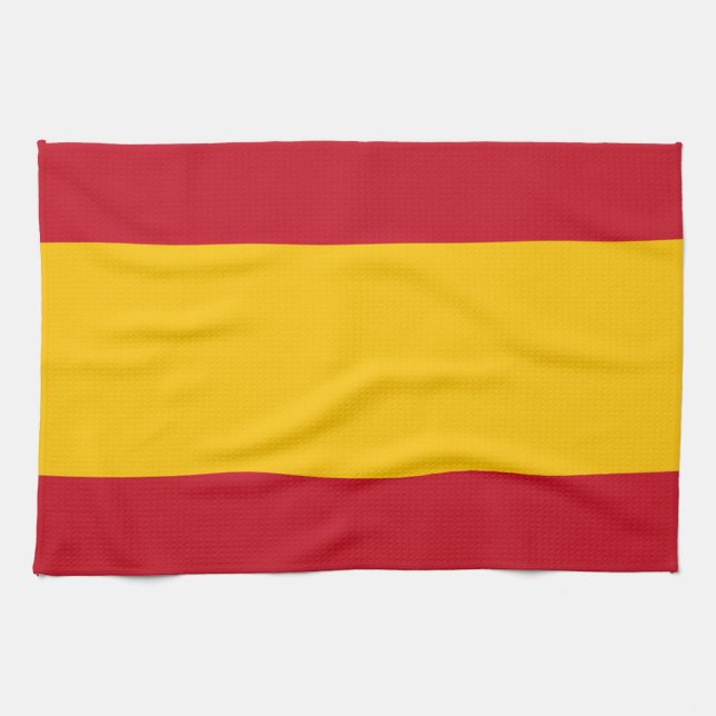Spanish flag kitchen towel (Horizontal)