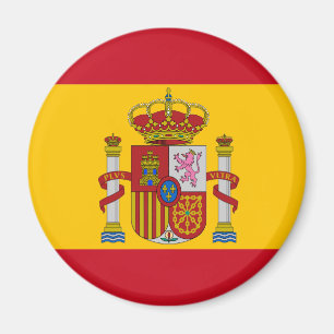 Spanish flag magnet