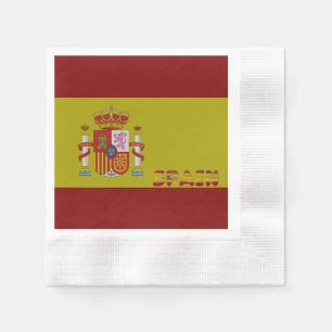 Spanish flag         napkin