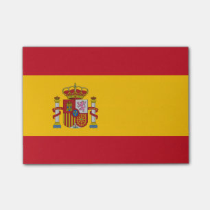 Spanish flag post-it notes