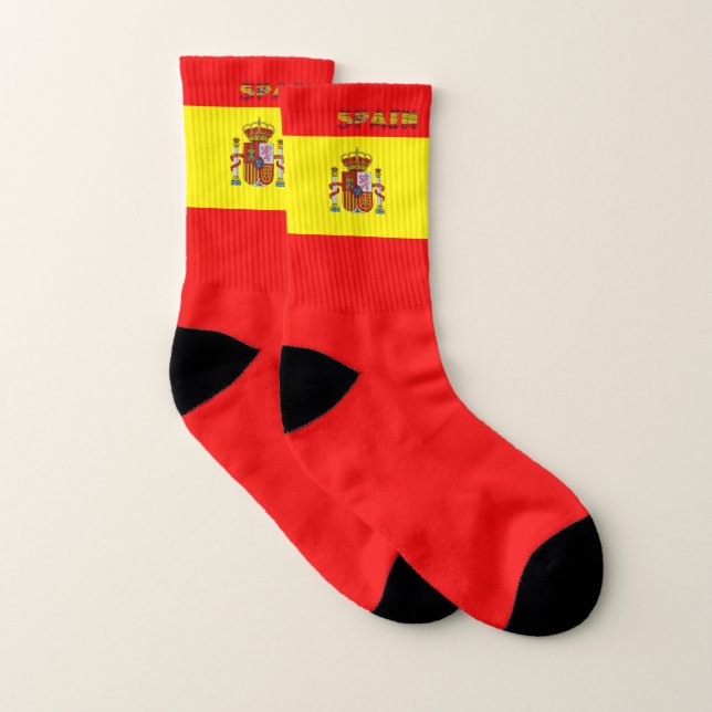 Spanish flag socks (Pair)