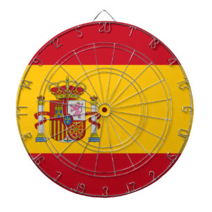 Spanish Flag (Spain) Dartboard