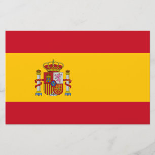 Spanish Flag (Spain) Stationery