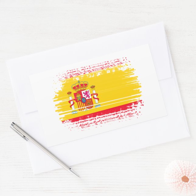 Spanish flag  sticker (Envelope)