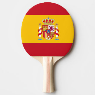 Spanish flag tennis court ping pong paddle