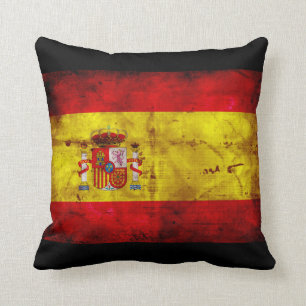 Spanish Flag Throw Pillow