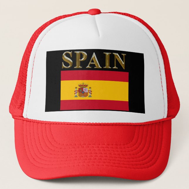 SPANISH FLAG TRUCKER HAT (Front)