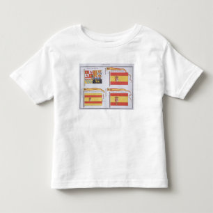 Spanish Flags, from a French book of Flags, c.1819 Toddler T-shirt