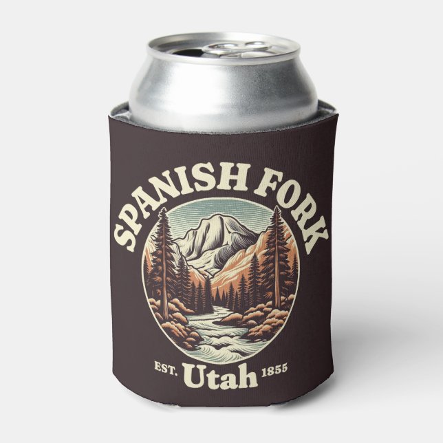 Spanish Fork, Utah Can Cooler (Can Front)