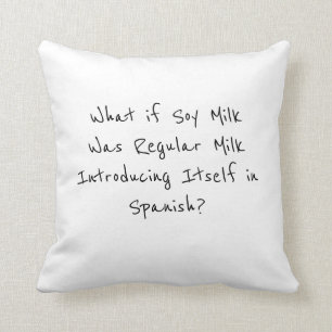 Spanish Fun Throw Pillow