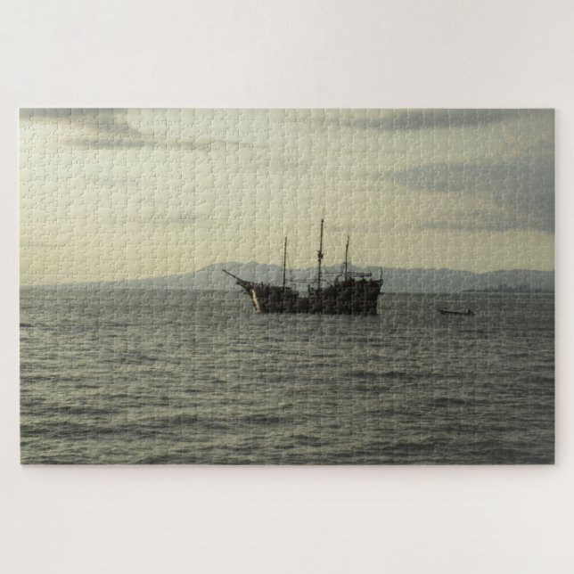 Spanish Galleon Pirate Ship puzzle (Horizontal)