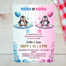 spanish gender reveal Penguin