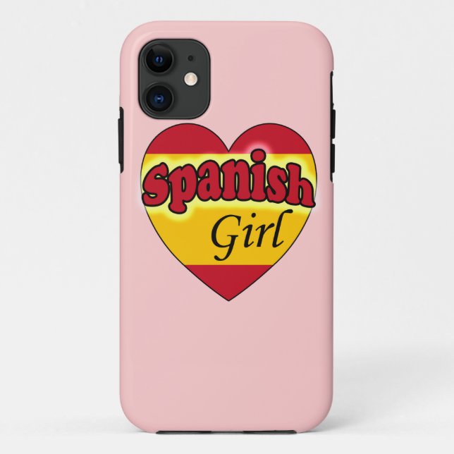 Spanish Girl Case-Mate iPhone Case (Back)