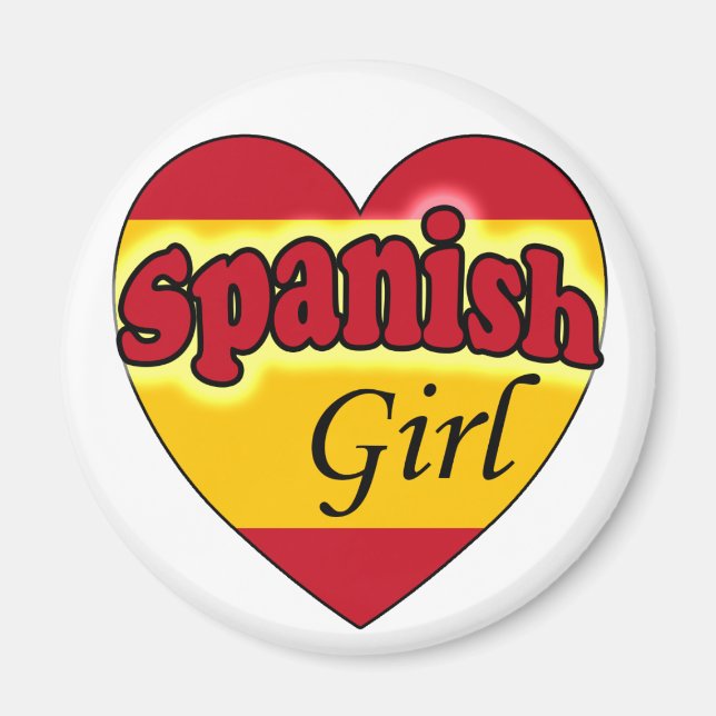 Spanish Girl Magnet (Front)