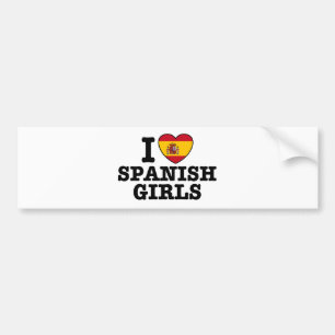 Spanish Girls Bumper Sticker