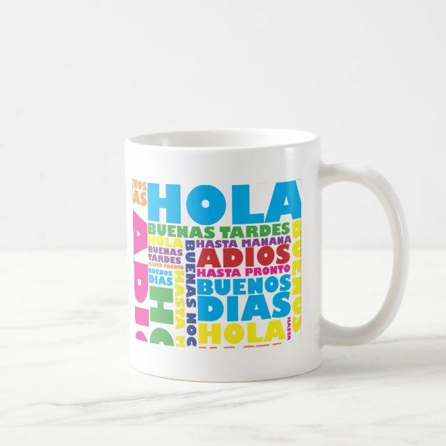 Spanish Greetings Coffee Mug (Right)