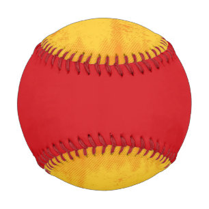 Spanish grunge flag baseball