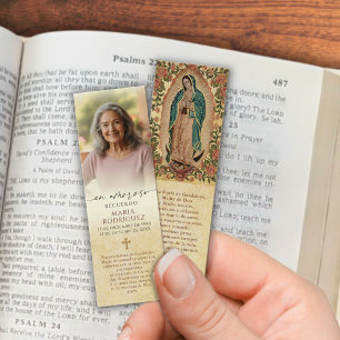 Spanish Guadalupe Memorial Photo Mini Bookmark
