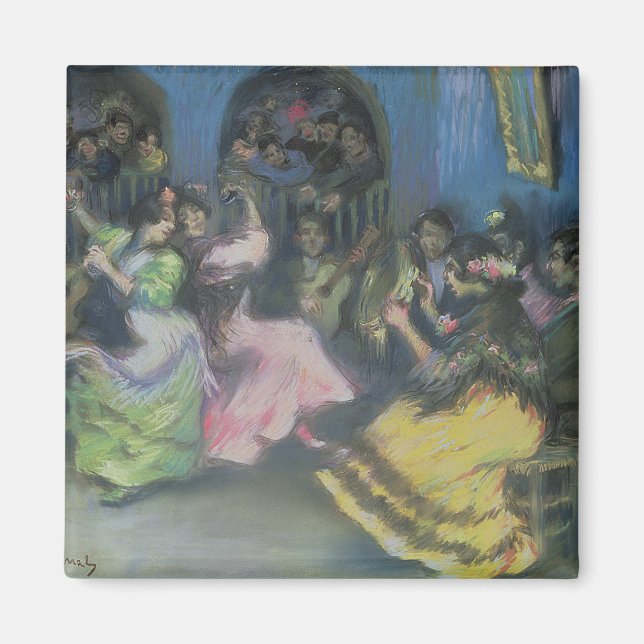 Spanish Gypsy Dancers, 1898 Magnet (Front)