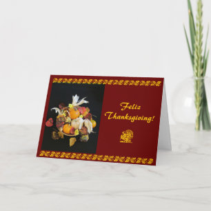 Spanish: Happy Thanksgiving! Holiday Card