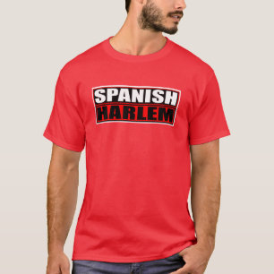 "SPANISH HARLEM" RED AND BLACK T-Shirt