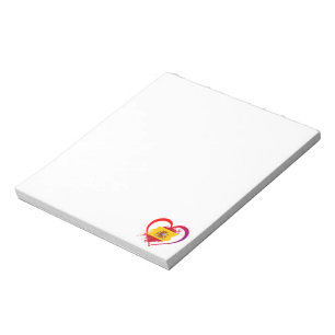 Spanish heart notepad