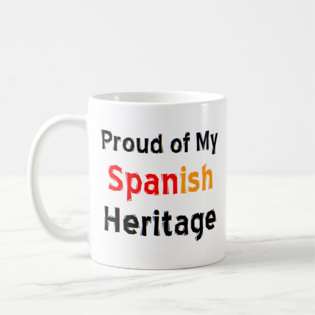 spanish heritage coffee mug (Left)