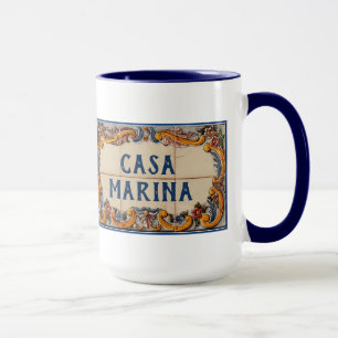 Spanish House Sign with your Name Mug
