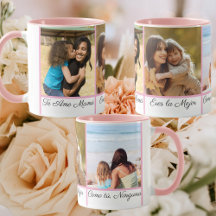Spanish I Love You Mom 3 Photo Mother's Day Gift