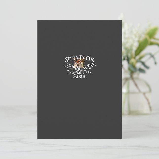 Spanish Inquisition Invitation (Standing Front)