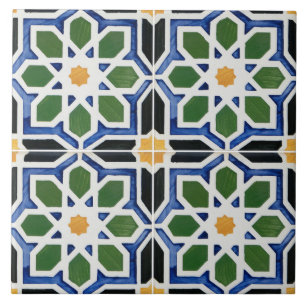 Spanish Interlocking Geometric Tile