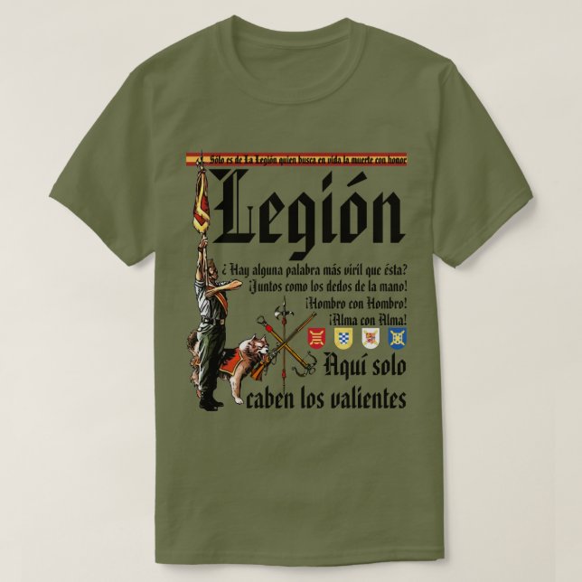 SPANISH LEGION T-Shirt (Design Front)