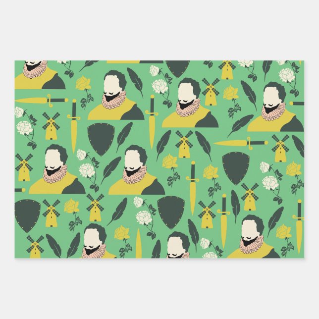 Spanish literature teacher wrapping paper (Front)