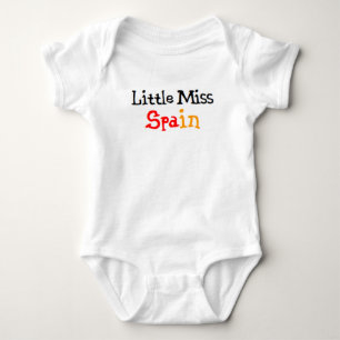 spanish little miss baby bodysuit