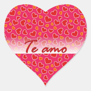 Love You In Spanish Stickers Zazzle Ca