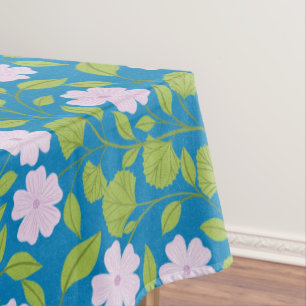 Spanish mallow pattern tablecloth