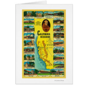 Spanish Missions of California showing