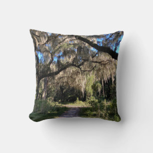 Spanish Moss Throw Pillow