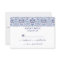 Spanish Navy  Tile Mediterranean wedding rsvp