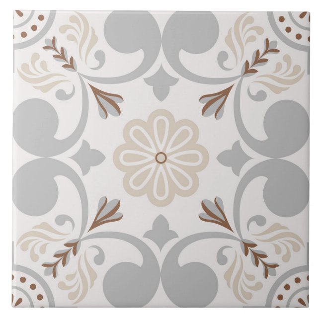 Spanish Portuguese Boho  Tile (Front)