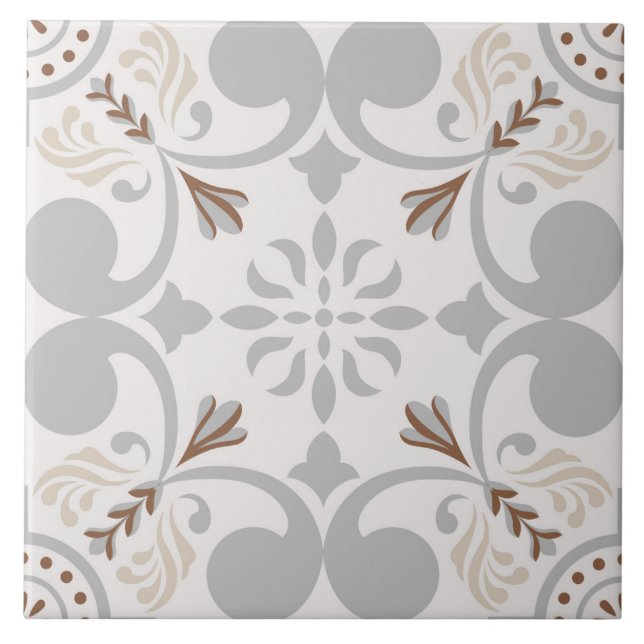 Spanish Portuguese Boho  Tile (Front)